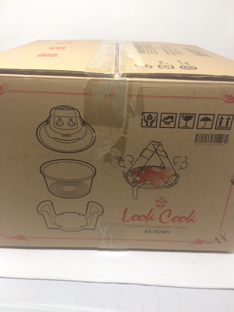新品】LOOK COOK カーボンコンベクション オーブン AX-787MH 未使用暗