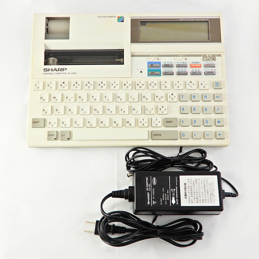 ジャンク品◇SHARP/シャープ ポータブルコンピューター PC-2500 [U4275