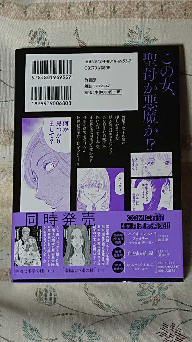 阪口ナオミ 深志美由紀 幸福は不幸の種 中巻 Comic有罪 竹書房 7月刊 の落札情報詳細 ヤフオク落札価格情報 オークフリー スマートフォン版