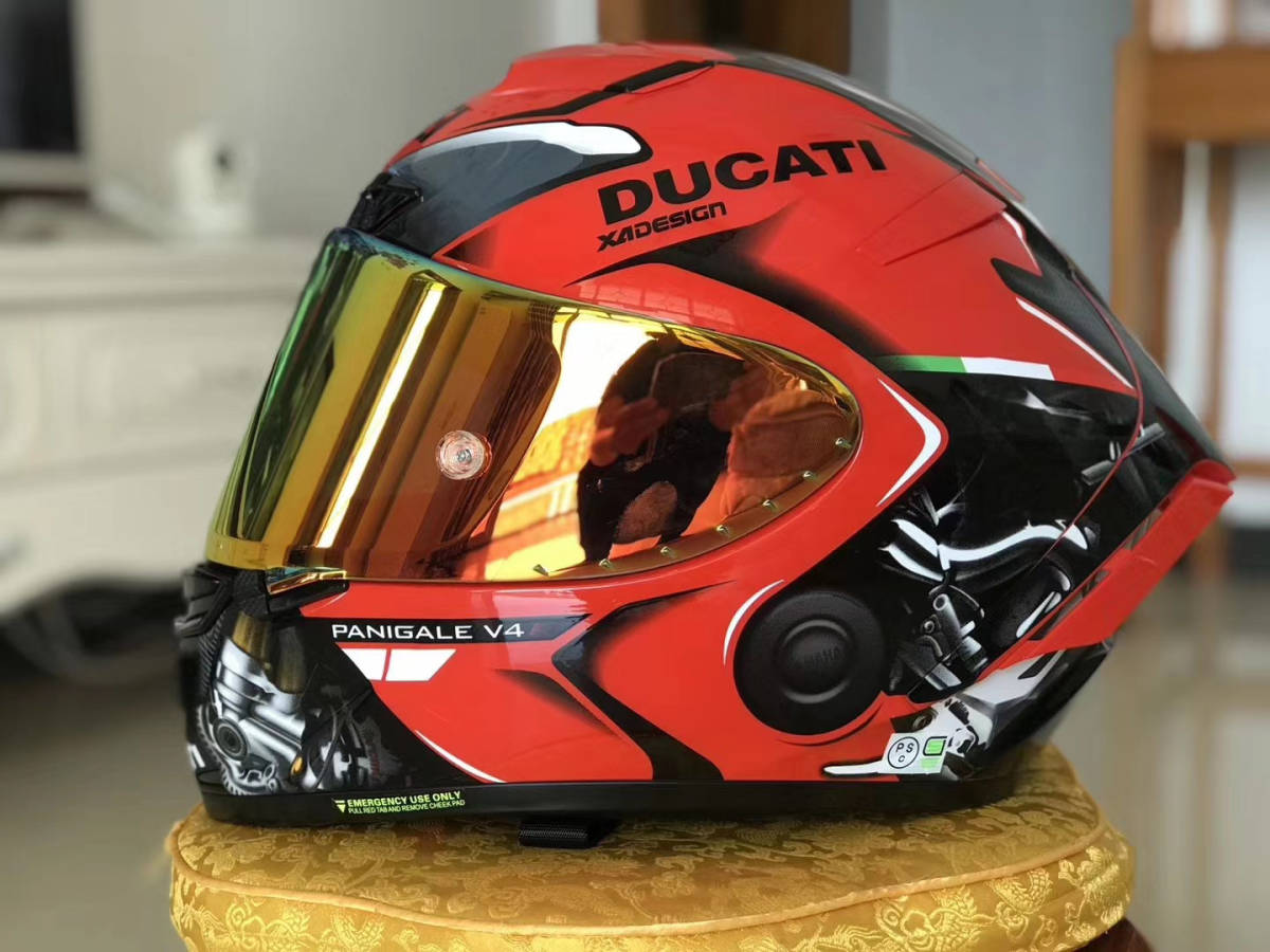 新品】101 DUCATI 新品 オリジナルカラー フルフェイス ヘルメット GT