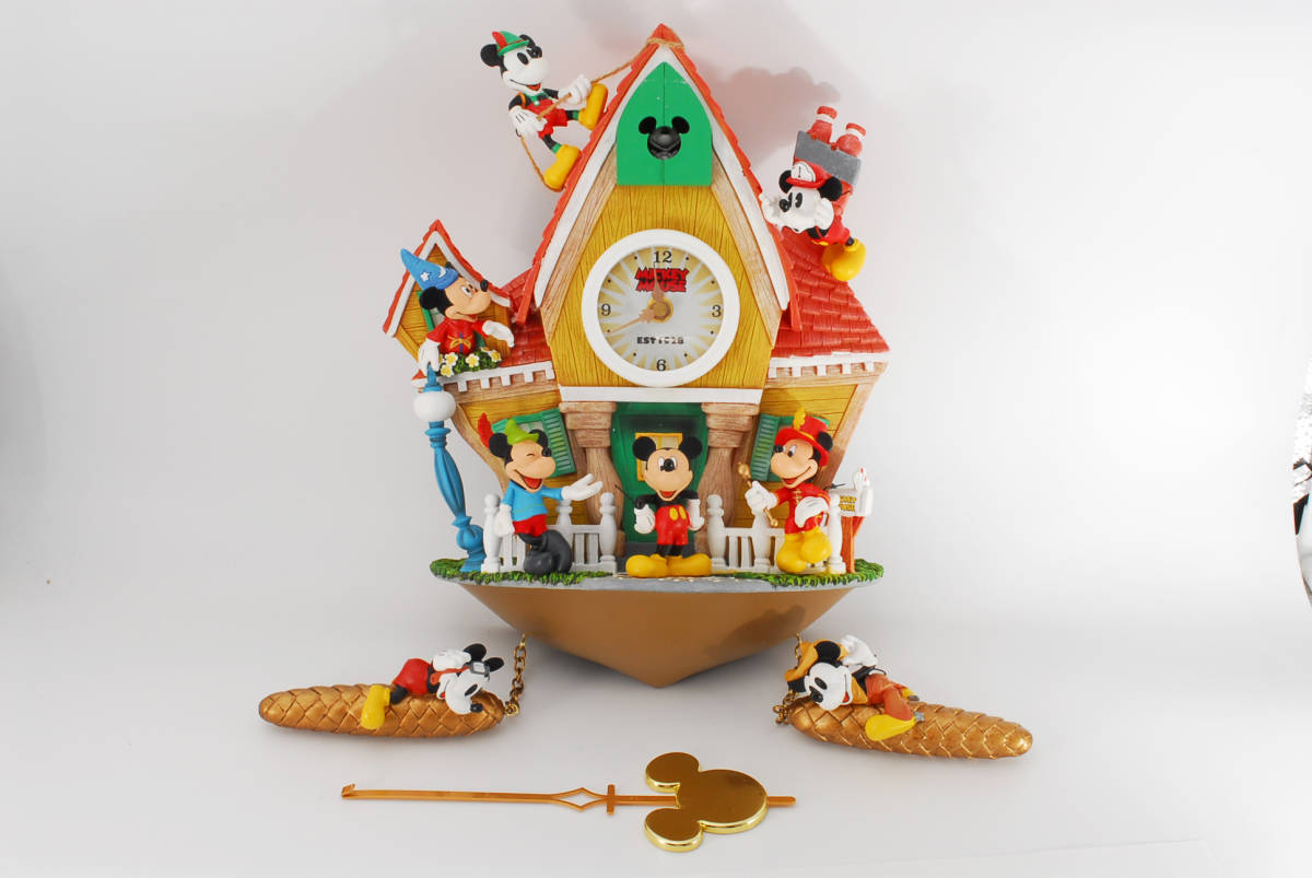 新品 ミッキーマウス 激レア ミッキー 壁掛け 鳩時計