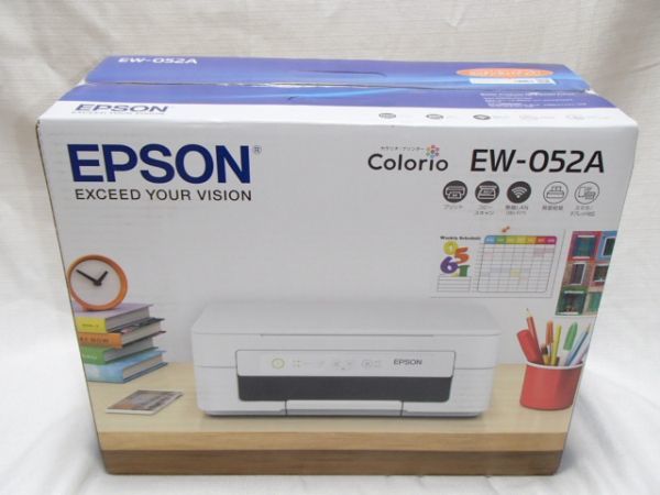 新品 コピー機 プリンター 本体 エプソン EW-052A 複合機 インク 新品 コピー機 プリンター 本体 エプソン EW-052A 複合機 インク