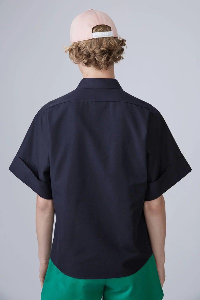 Acne Studios オーバーサイズポロシャツ ネイビーブルー Acne Studios オーバーサイズポロシャツ ネイビーブルー