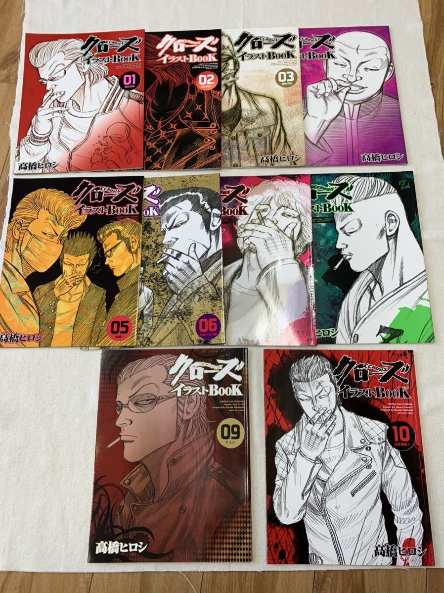 クローズ 1巻 10巻 イラストブック 高橋ヒロシ 坊屋春道 の落札情報詳細 ヤフオク落札価格情報 オークフリー スマートフォン版