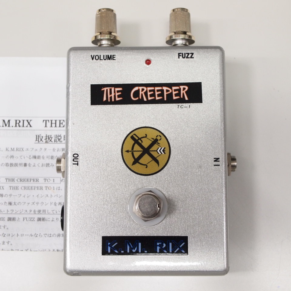 美品 THE 美品 K.M.RIX THE CREEPER TC-1 FUZZ エフェクター