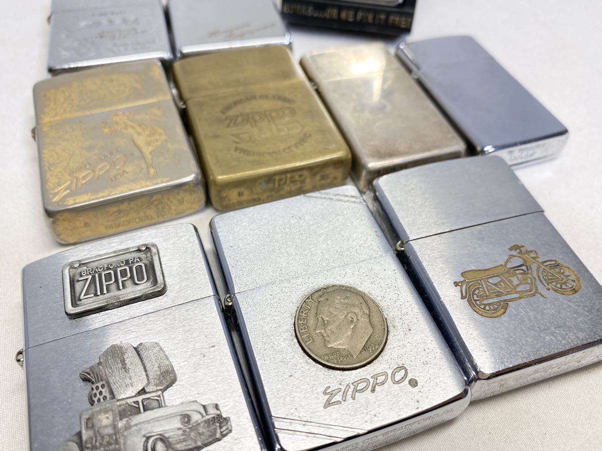 Zippo まとめて ジッポ オイルライター スターリングシルバー American Classic Usa 車 コイン Starring Silver 古い 着火未確認 ジッポー の落札情報詳細 ヤフオク落札価格情報 オークフリー スマートフォン版