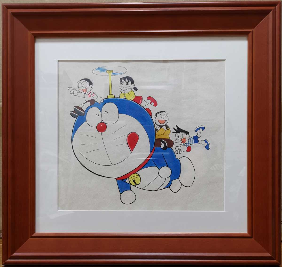 ドラえもん 直筆イラスト 数十年前 超貴重 藤子 F 不二雄先生 直筆画 経年による紙変色あり 高級木枠付き 41ｘ39 の落札情報詳細 ヤフオク落札価格情報 オークフリー スマートフォン版