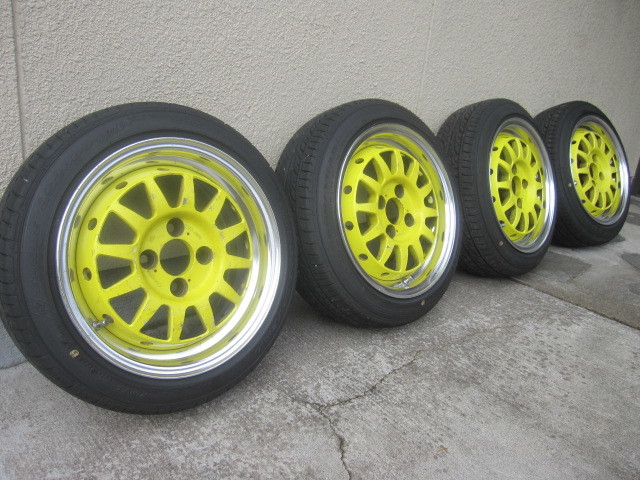 クラゲWEDSSPORT希少PCD100当時物6Jウェッズスポーツ旧車SSR