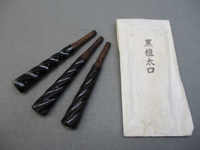 三味線 糸巻き 3本セット 弦楽器 和楽器 三味線小物 （Y□三味線