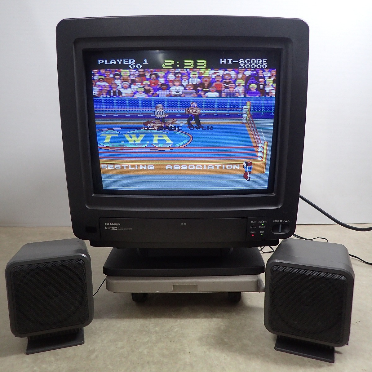 シャープ x68000ディスプレイ用スピーカー