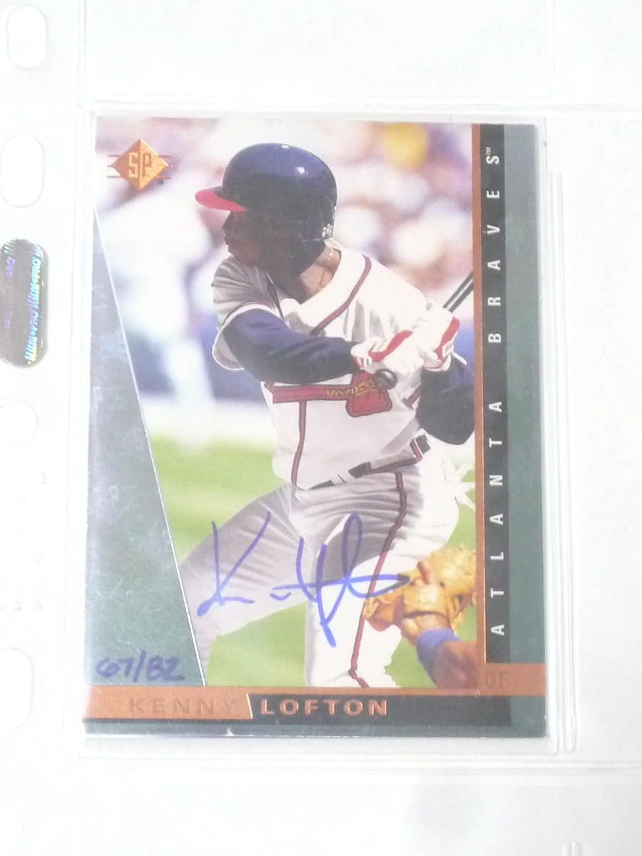 美品 直筆サインカード Upperdeck Sp Authentic 00年 ケニー ロフトン Kenny Lofton アトランタブレーブス Autograph の落札情報詳細 ヤフオク落札価格情報 オークフリー スマートフォン版