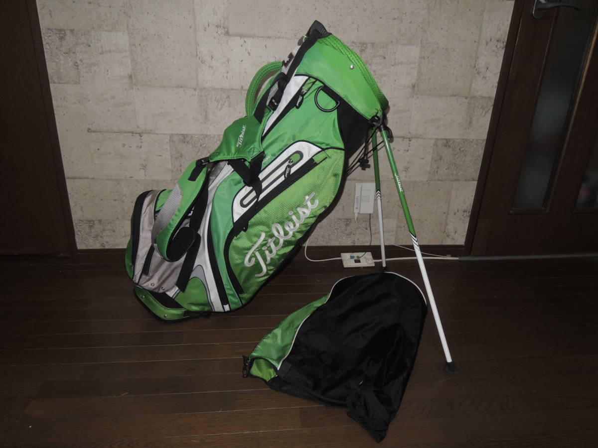 Titleist ゴルフバッグ 緑色