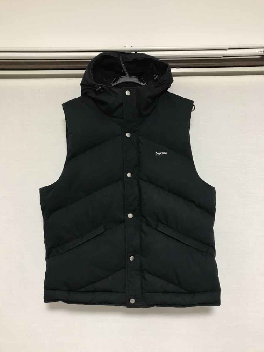 窪塚着用SUPREME 12AW Hooded Down Vest М