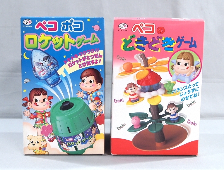 □不二家 ペコポコ ロケットゲーム,どきどきゲーム セット ペコちゃん