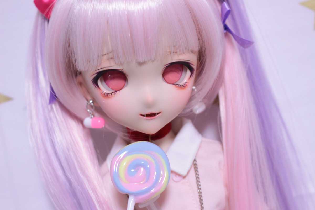 34DOLLS】DDH10 F肌 カスタムヘッド＋アイ＋眼帯＋ピアス付属 MDD DD