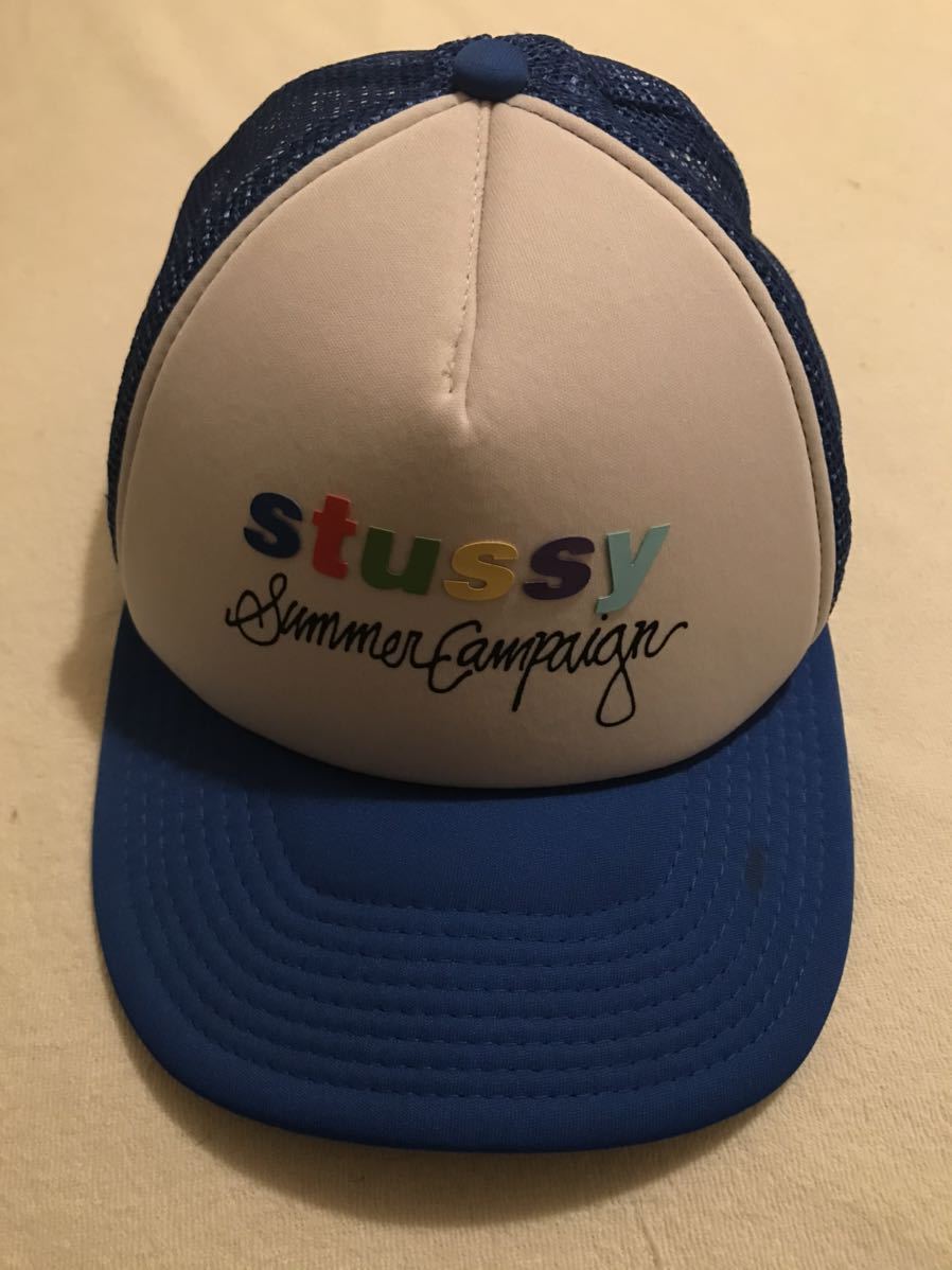 ステューシー メッシュキャップ Stussy Cap メンズ 美品 青 フリーサイズ の落札情報詳細 ヤフオク落札価格情報 オークフリー スマートフォン版