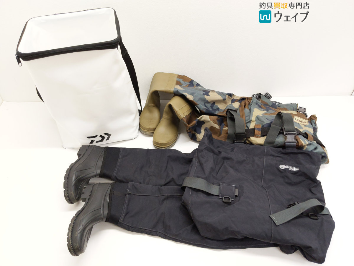 リバレイ バーニングブラッド 3dサーフウォーカー ラムセス チェストハイウェーダー ダイワ ウェーダーバッグ 計3点 の落札情報詳細 ヤフオク落札価格情報 オークフリー スマートフォン版