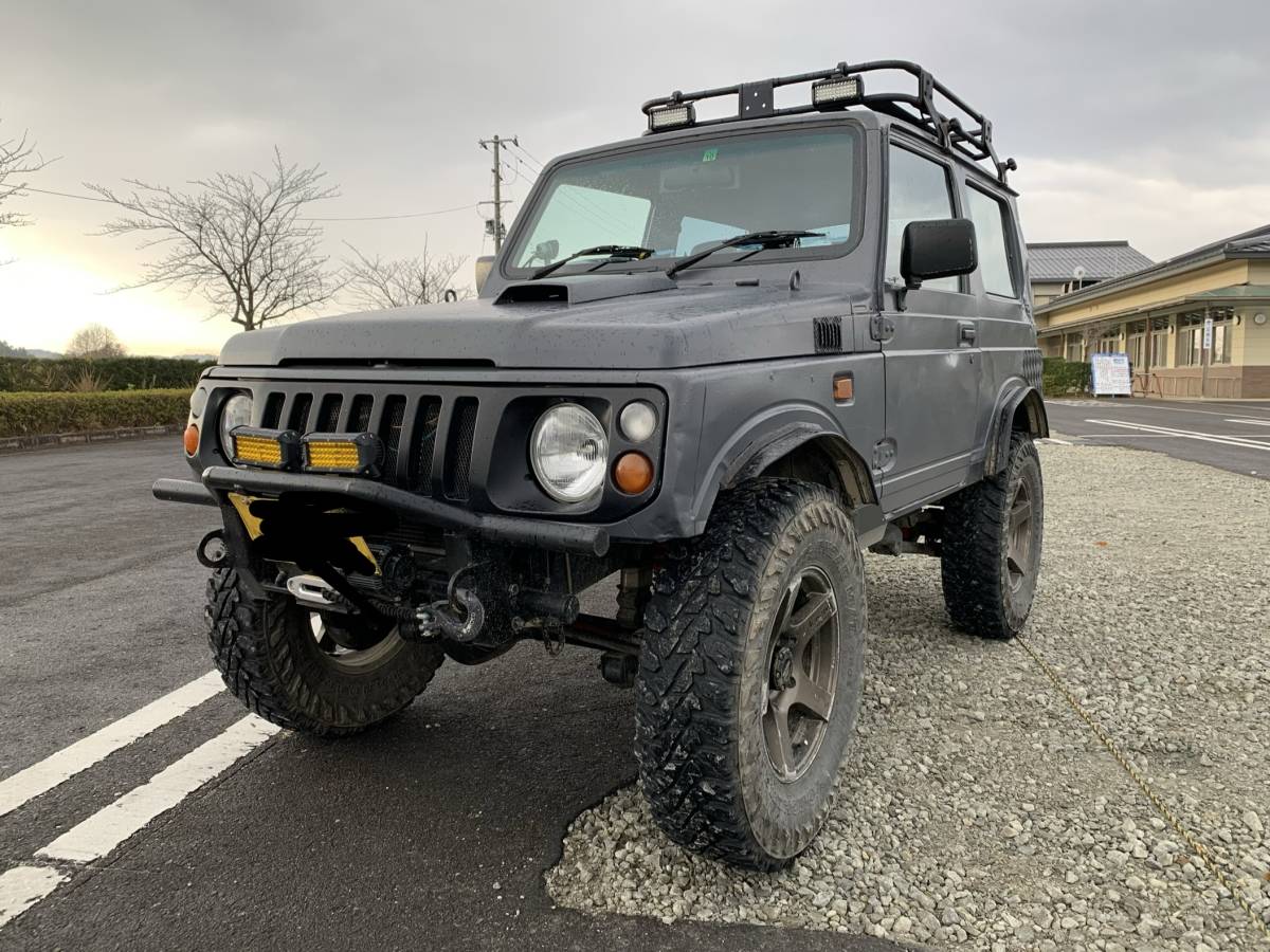スズキ ジムニー JA22 カスタム多数 車検取立て！の落札情報詳細