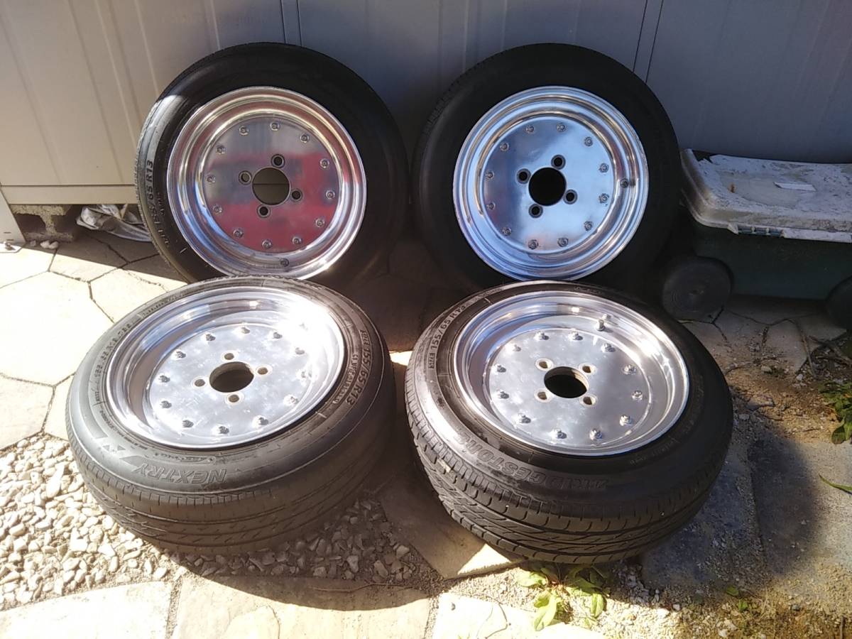 美品13インチ ホイールセット SSRマークII 7.5J-7 / 7J＋11 美品13インチ ホイールセット SSRマークII 7.5J-7 / 7J＋11