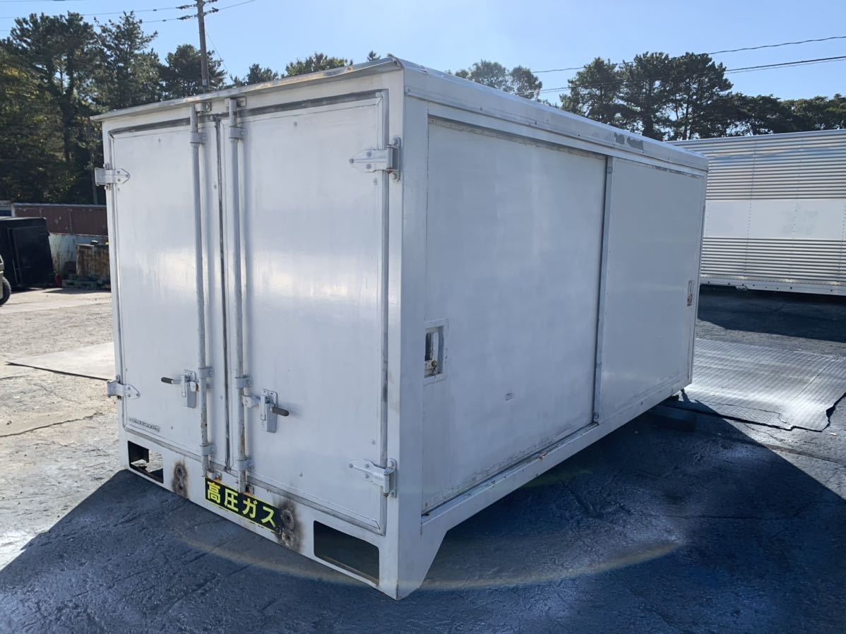 福岡発no429 保冷バン アルミ箱 バイク倉庫 トラックコンテナ 物置 米保管庫 農機具 事務所 の落札情報詳細 ヤフオク落札価格情報 オークフリー スマートフォン版