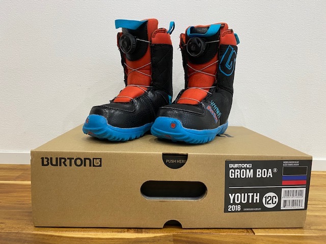 キッズ Burton グロム ディスク スノーボードバインディング