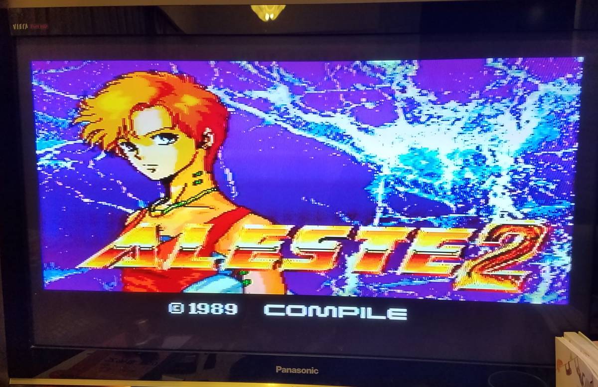 格安スタート】MSX2 DISK版 アレスタ2 箱・説明書無し ディスクのみ 