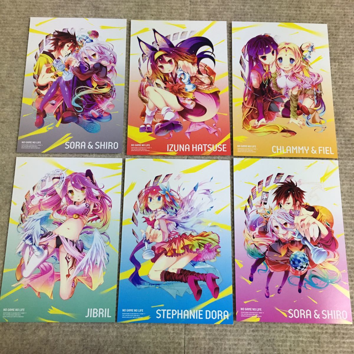 140 ノーゲーム ノーライフ ポストカード7枚セット まとめて レア 限定品 特典 描き下ろし ラジオ の落札情報詳細 ヤフオク落札価格情報 オークフリー スマートフォン版