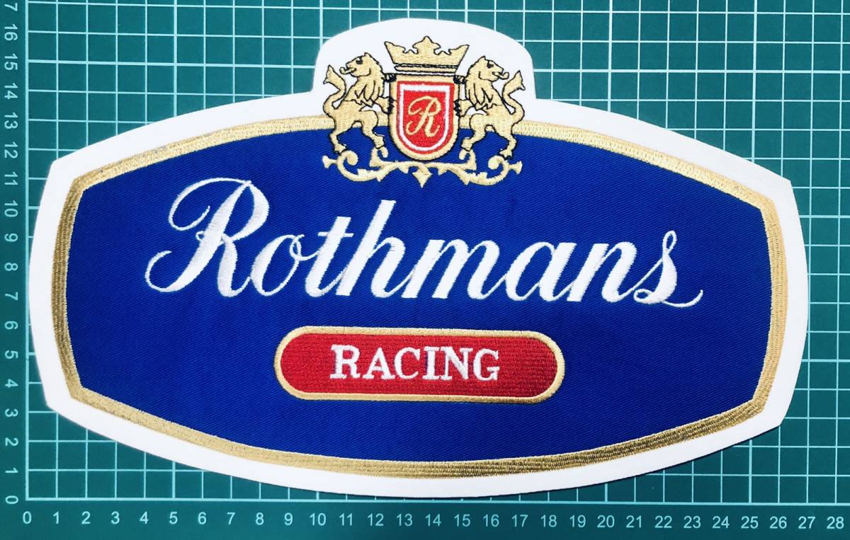 新品 希少現品限 Rothmans Racing 高品質特大背中サイズワッペン 美品未使用 F1 Motogp モータースポーツ レーシングスーツワッペン の落札情報詳細 ヤフオク落札価格情報 オークフリー スマートフォン版