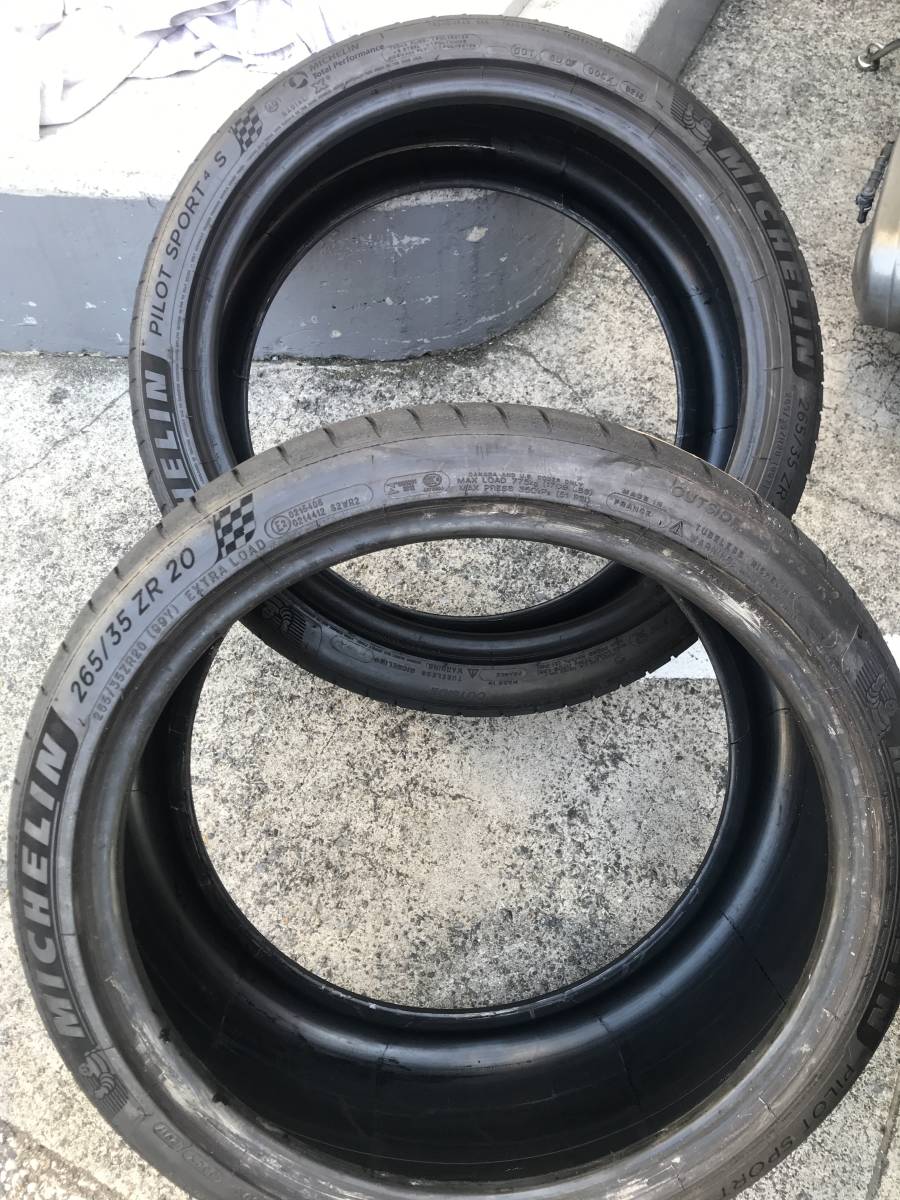 MICHELIN PILOT SPORT 4S 265/35R20 2本（265/40ZR20 (104Y) XL