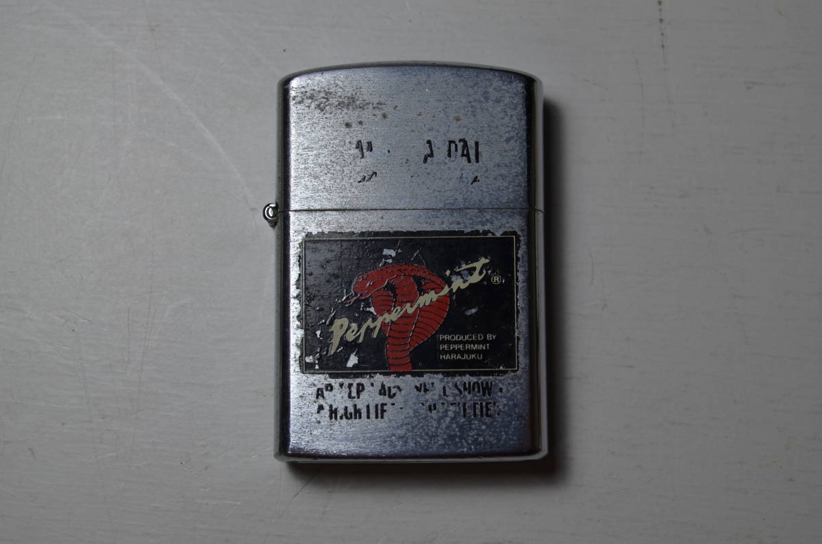 ZIPPO - PEPPERMINT 希少 東京ペパーミント オイルライター ロカビリー ZIPPO - PEPPERMINT 希少 東京ペパーミント オイルライター