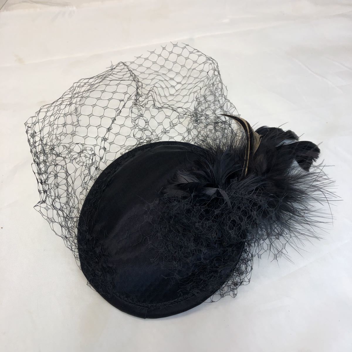 サロンデュウチダ SALON DE UCHIDA ハット 帽子 婦人用 リボン パープル