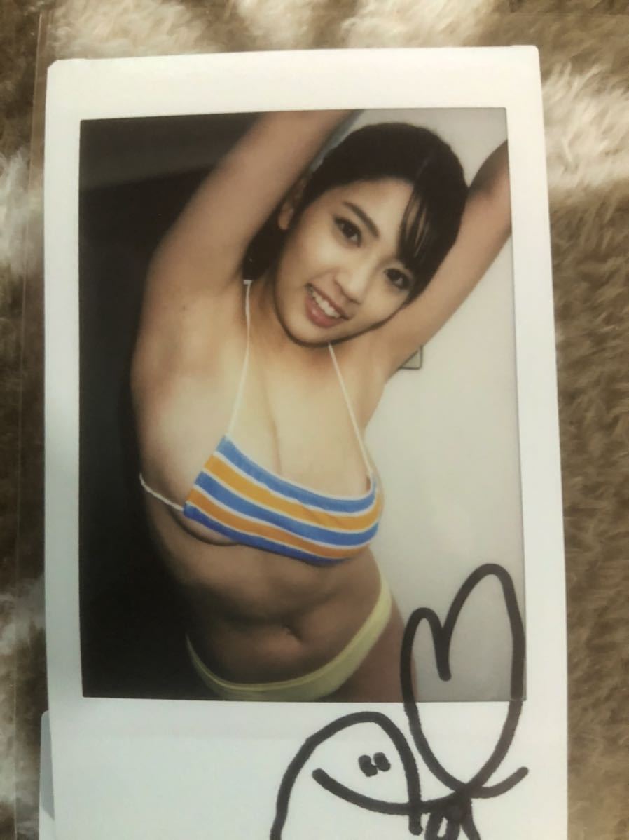 藤乃あおい 解放センセーション 直筆サイン入り 現場チェキ