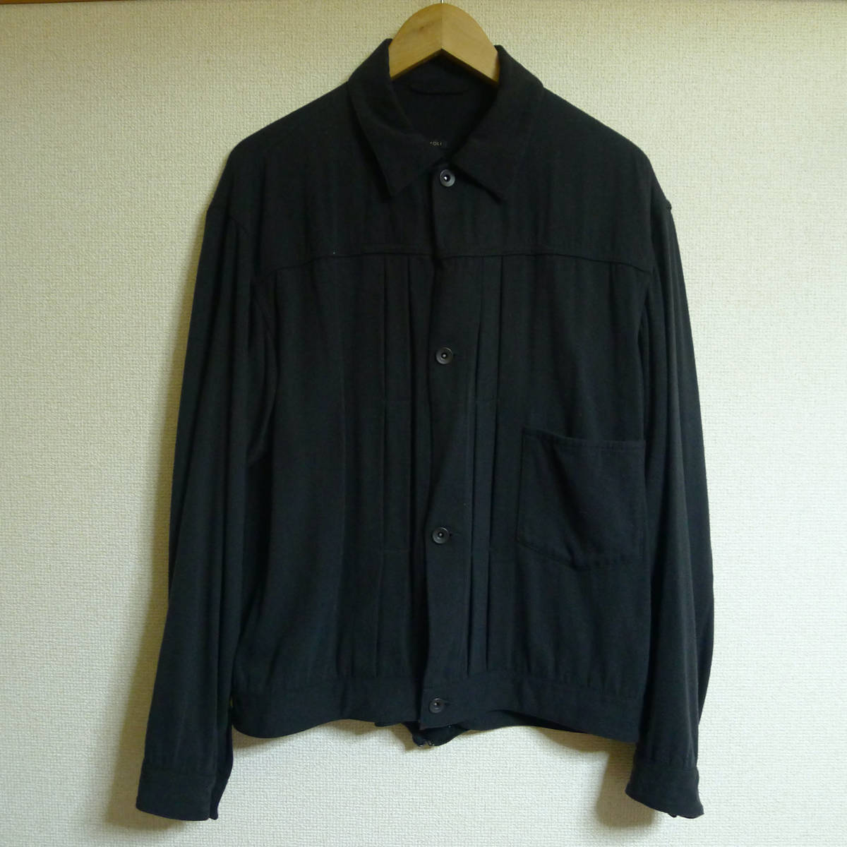COMOLI シルクネップ Type 1st ジャケット P01-01007
