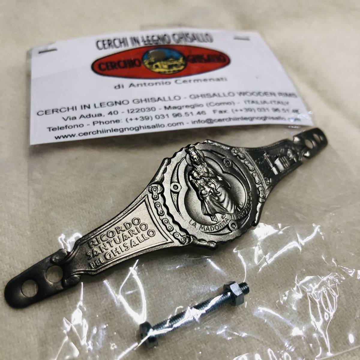 サイクリストの聖地 イタリア ギッサロ教会 お守り