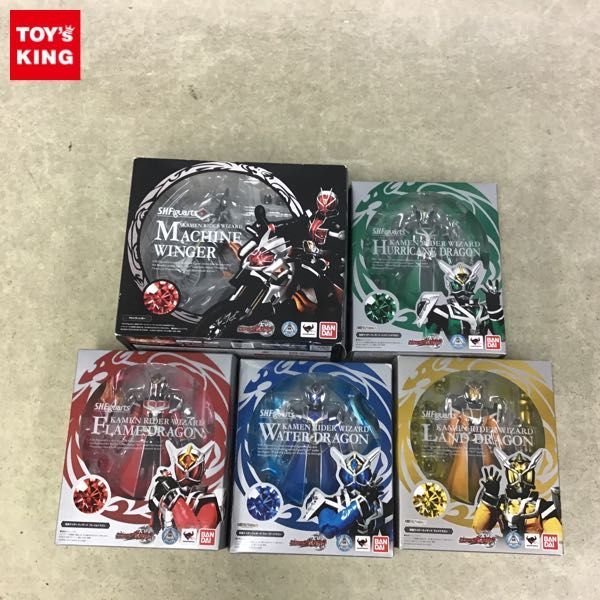 1円 S H Figuarts 仮面ライダーウィザードフレイムドラゴン マシンウィンガー 等 の落札情報詳細 ヤフオク落札価格情報 オークフリー スマートフォン版