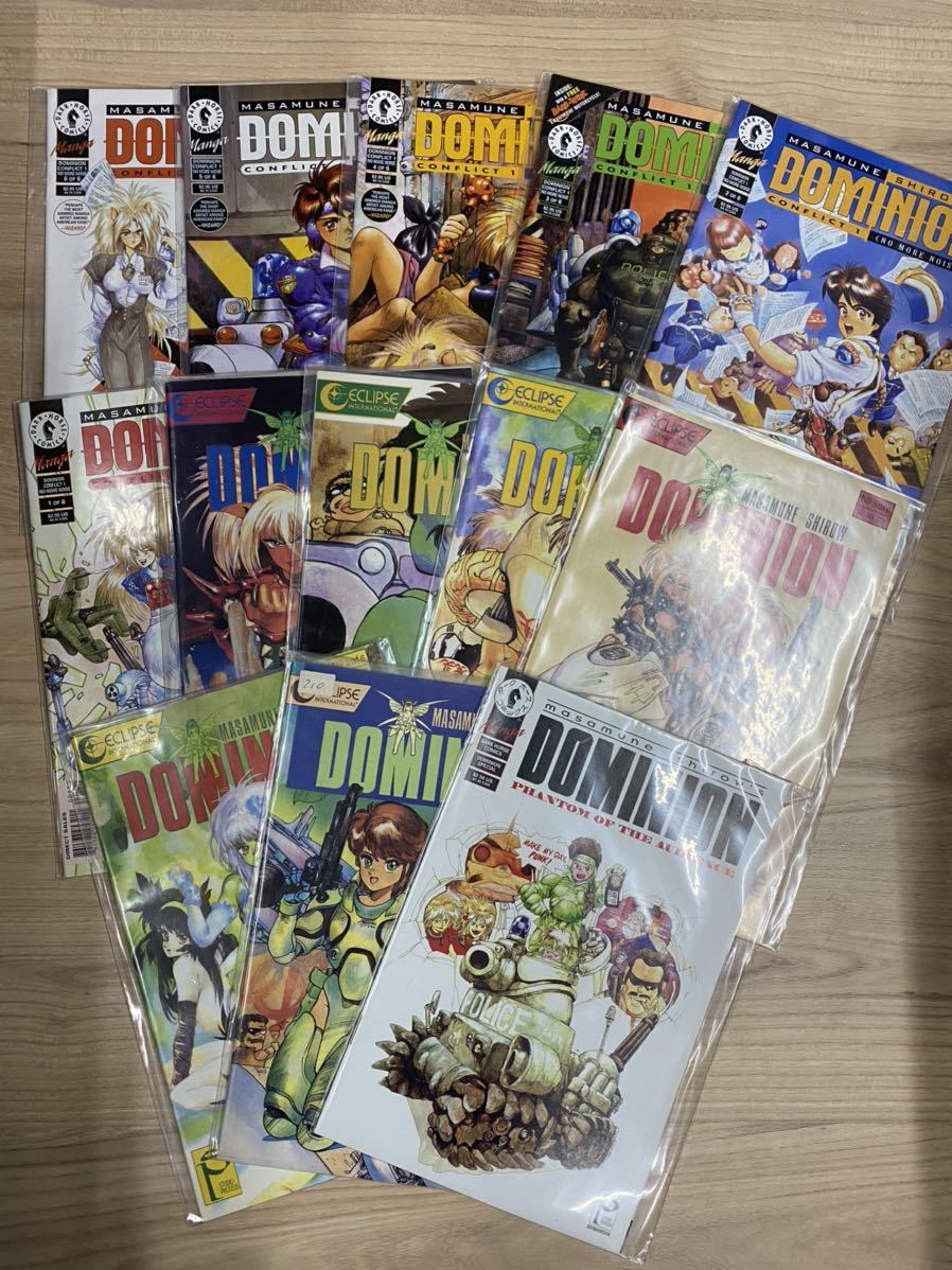 A0216 14 漫画まとめセット Dominion ドミニオン 士郎正宗 古本 外国 漫画 アニメーション コミック アメコミ の落札情報詳細 ヤフオク落札価格情報 オークフリー