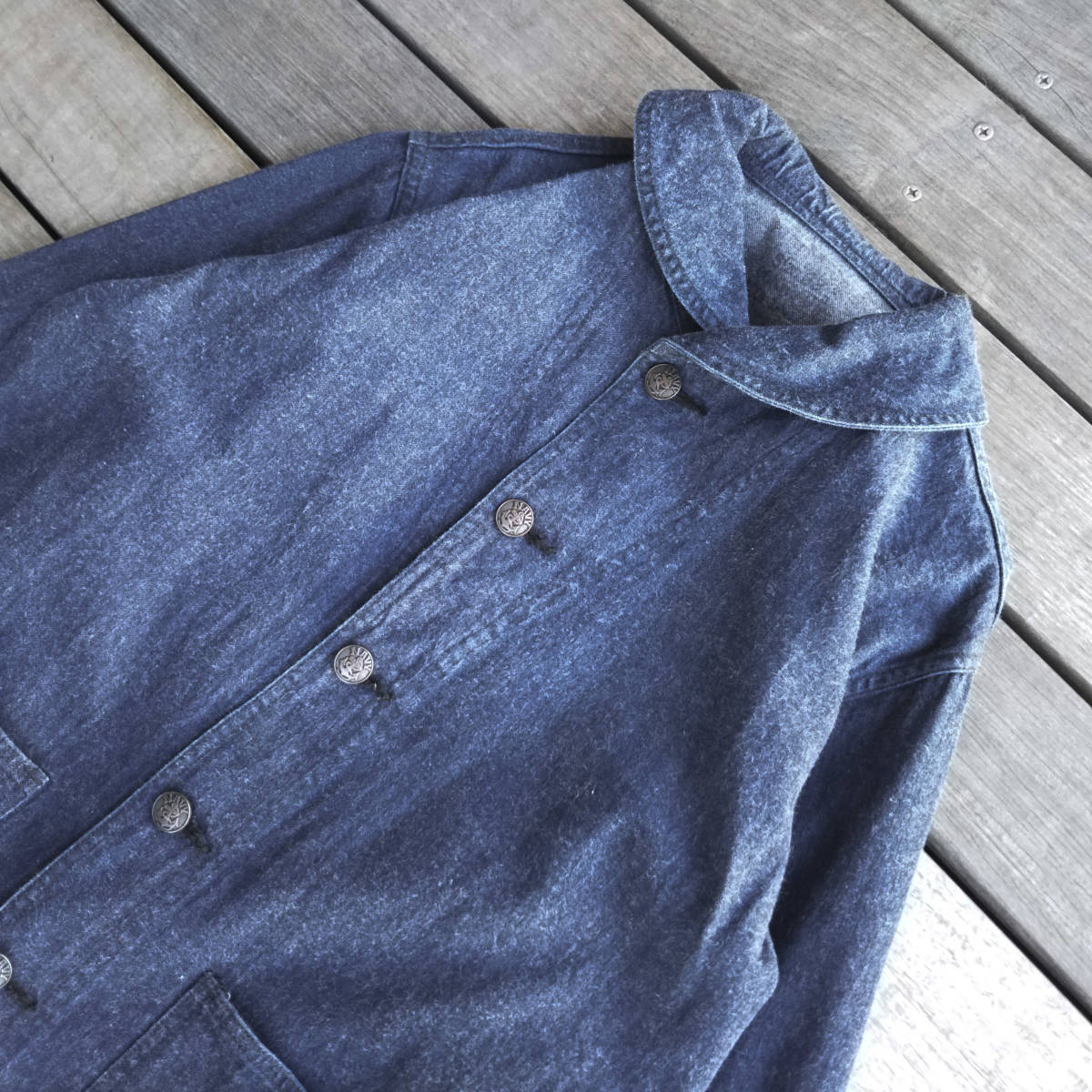 BUZZ RICKSON'S U.S.NAVY UTILITY JACKET Size38 ネイビー 東洋