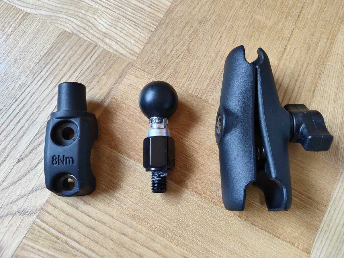 BMW 純正 ミラークランプ ラムマウント セット RAMマウント R1200RT R1250RT R1200RS R1250RS の落札情報 ...