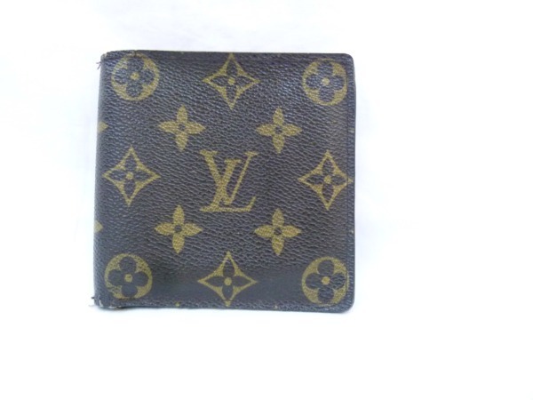 ルイ ヴィトン◎コンパクトジップ モノグラム 二つ 折り財布 ラウンド