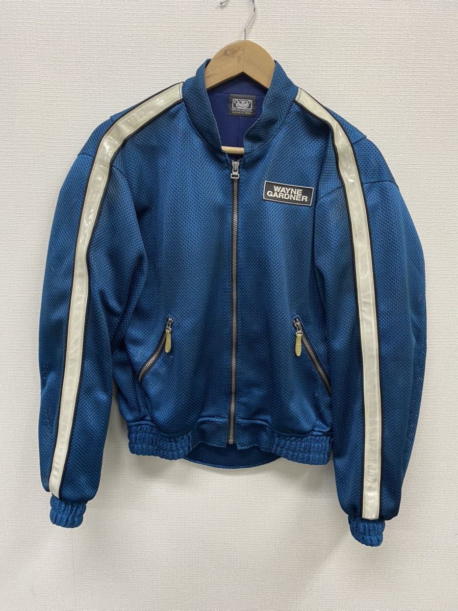 △ WAYNE GARDNER ワインガードナー メッシュジャケット ブルー M
