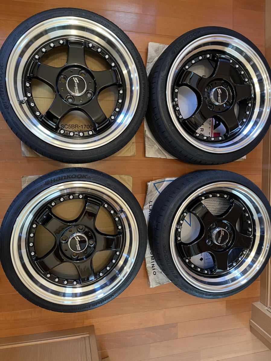 Stealth Racing ステルスレーシング 16インチ タント コンテ ムーブ Nbox ワゴンr等 Pcd100 165 40r16 4穴 前後異幅 の落札情報詳細 ヤフオク落札価格情報 オークフリー スマートフォン版