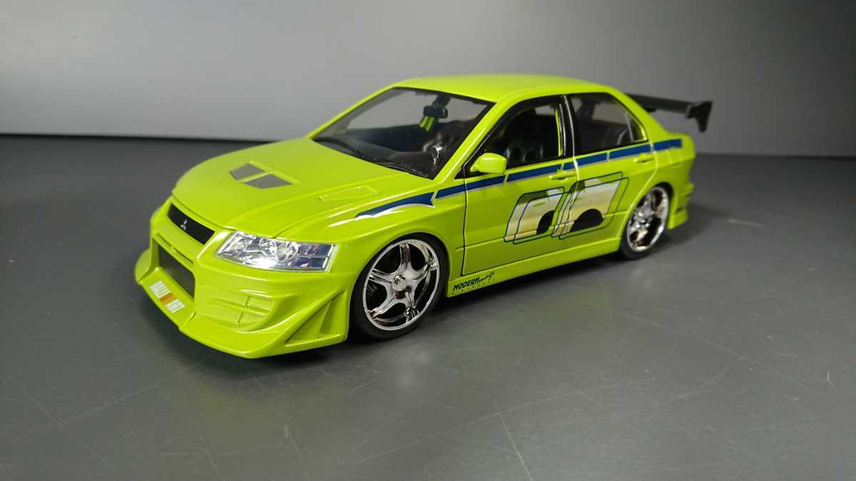 Jada toys 1/24 FAST&FURIOUS ブライアン 三菱 ランサー