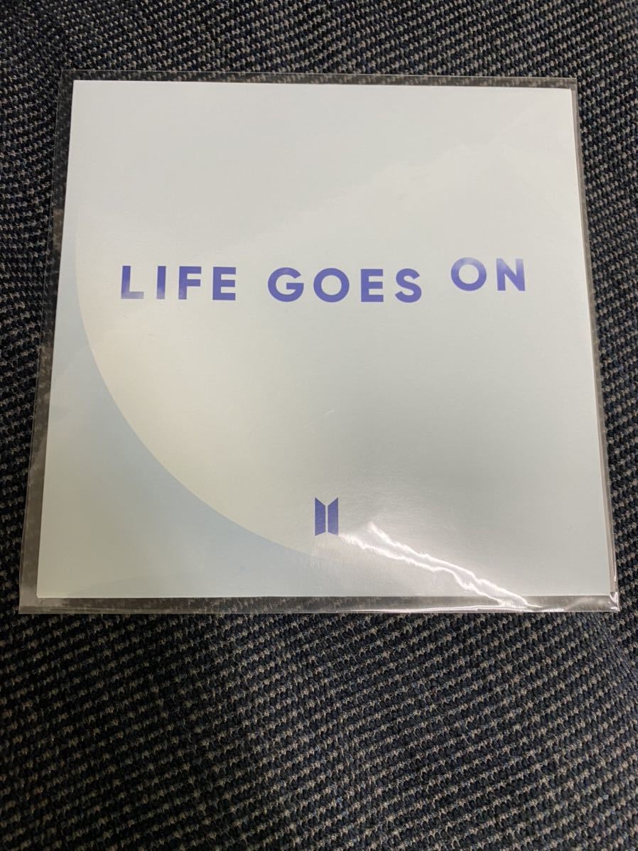 【公式】BTS 「LIFE GOES ON」7インチレコード bts/LIFE GOES ON/7インチ限定盤