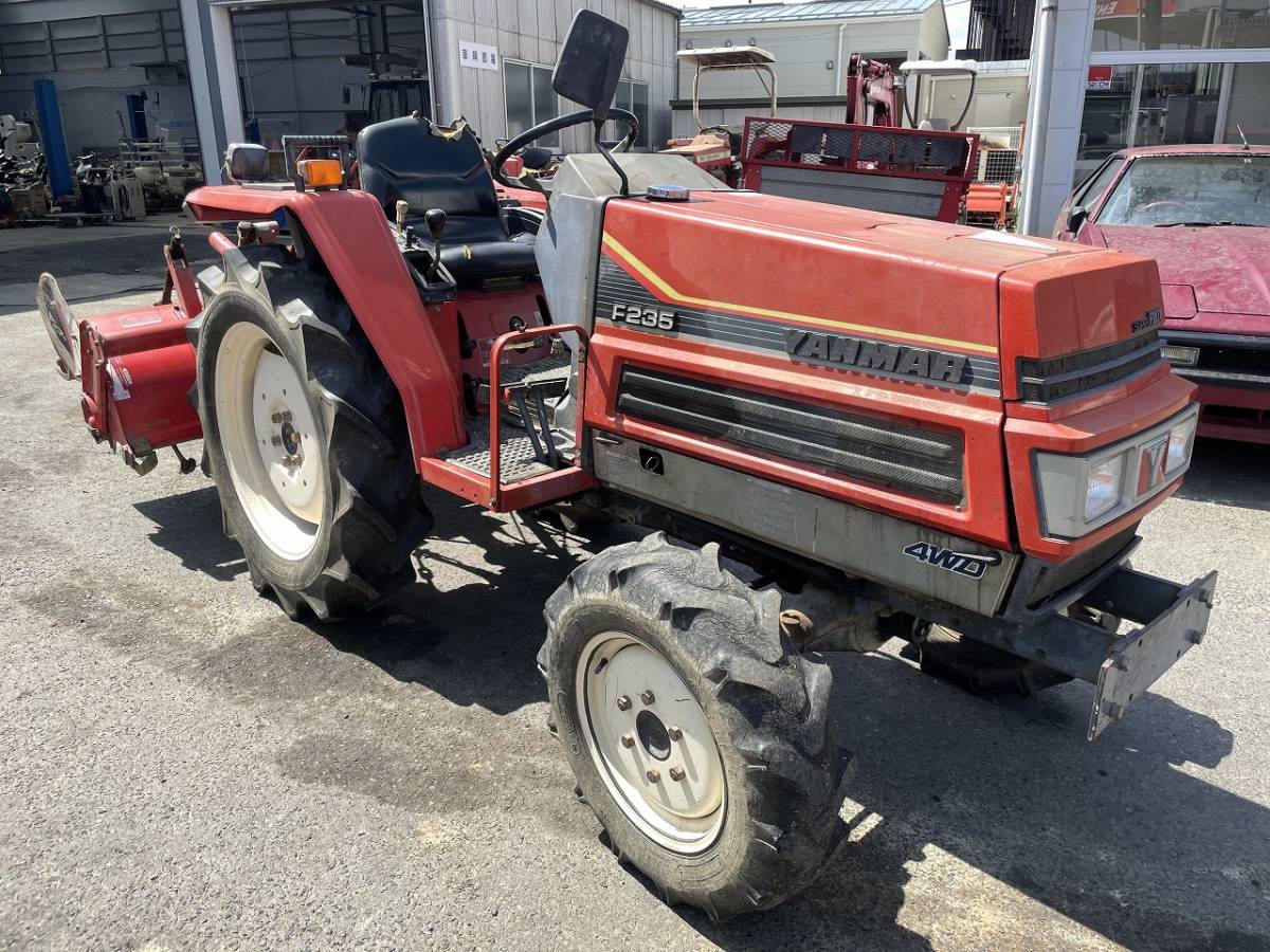 SOLD OUT】ヤンマー トラクター F235 23馬力 バックアップ 4WD