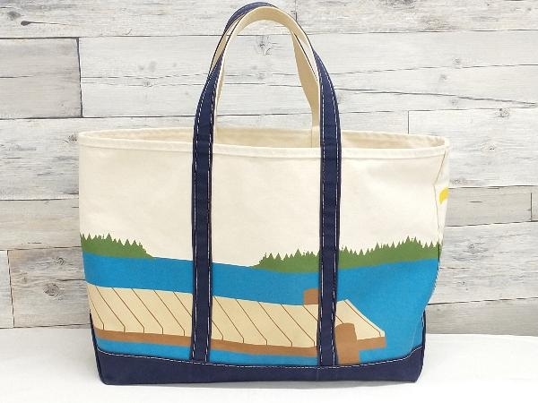 L.L.Bean エルエルビーン 犬柄トートバック 大きめトート 大容量 BOAT