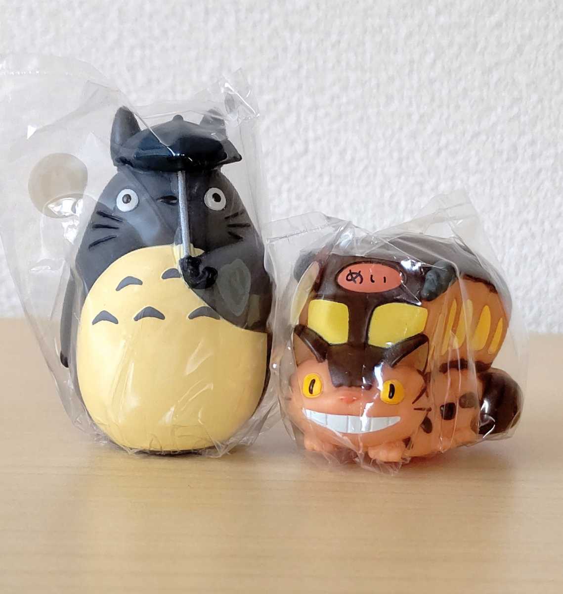 新品】【新品】となりのトトロ 大トトロ(傘持ち) ネコバス(行き先めい
