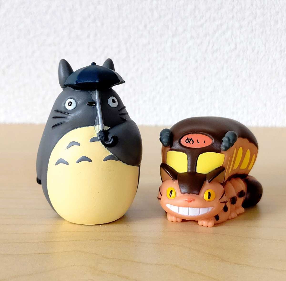 新品】【新品】となりのトトロ 大トトロ(傘持ち) ネコバス(行き先めい