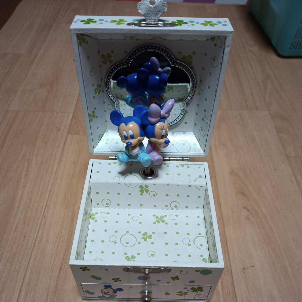 ディズニーストア ミッキー&ミニー オルゴール 箱付き ディズニー