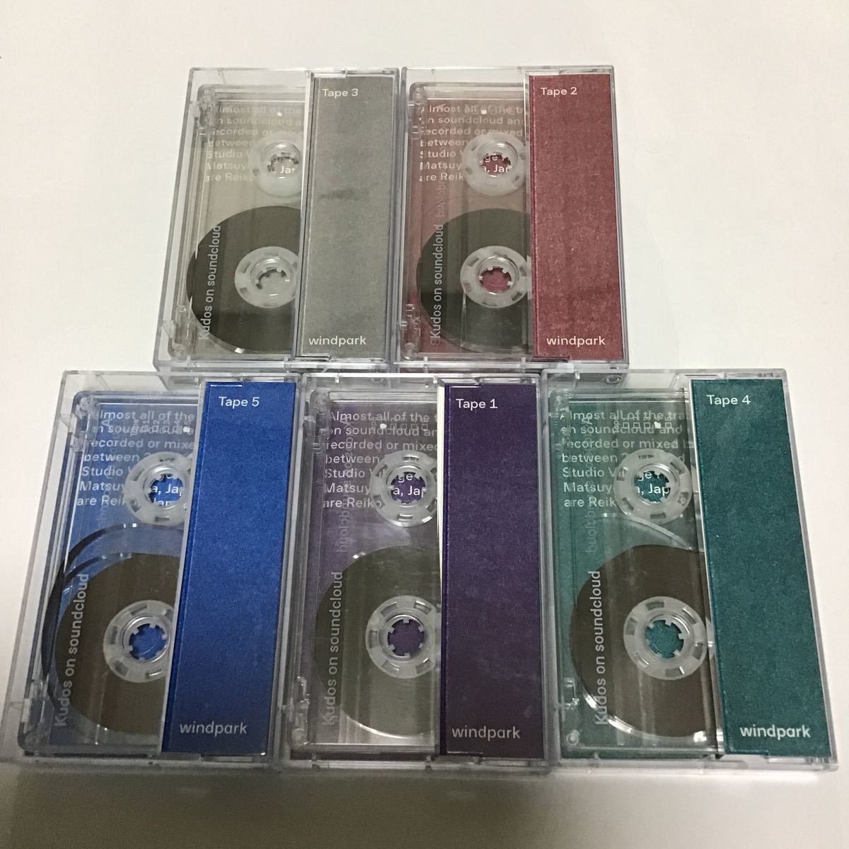 5カセット】工藤冬里 KUDOS ON SOUNDCLOUD / Tori Kudo 工藤礼子