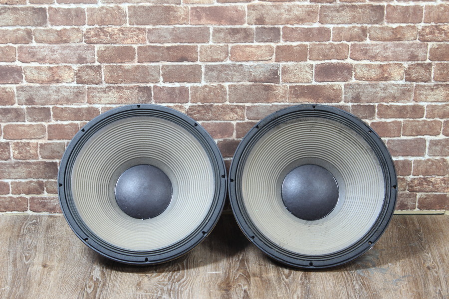 JBL 38cmコーン型ウーファーユニット 130A ペア ▽ 71EC6-10 中古] JBL 130A 8Ω 38cm ウーファー ペア